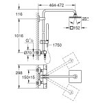 Душевая система GROHE Euphoria System 150 с термостатом 27932000