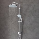 Душевая система Grohe Eurosmart New Tempesta 200 со смесителем хром 124410