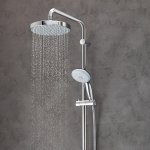 Душевая система Grohe Eurosmart New Tempesta 200 со смесителем хром 124410