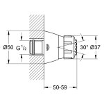 Душевая форсунка GROHE Relexa plus 2 вида струи 28286000