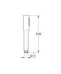 Душевая лейка GROHE Euphoria Cosmopolitan Stick 1 вид струи 27367000