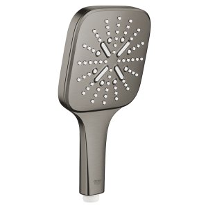 Душевая лейка GROHE Rainshower SmartActive 130 Cube 3 вида струй с огран. расхода графит мат. 26582AL0