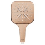 Душевая лейка GROHE Rainshower SmartActive 130 Cube 3 вида струй с огран. расхода теплый закат мат. 26582DL0