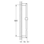 Душевая штанга GROHE Euphoria Cube 900 мм 27841000