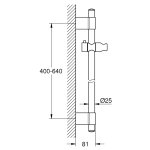 Душевая штанга GROHE Power and Soul 600 мм 27784000