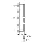 Душевой гарнитур GROHE Euphoria CUBE STICK 27700000 1 вид струи 27700000