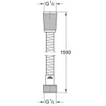 Душевой шланг GROHE Relexaflex Longlife металлический 1500 мм хром 28143000
