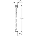 Душевой шланг GROHE Relexaflex Longlife металлический 2000 мм хром 28145000