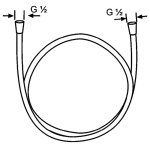 Душевой шланг KLUDI Sirena 1250 мм 6100405-00