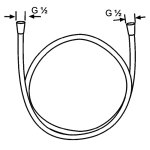 Душевой шланг KLUDI Sirena 1600 мм 6100605-00