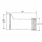 Эксцентрик со смещением 20 мм McAlpine L260 мм MRWC7