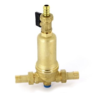 Фильтр промывной Uni-Fitt 1/2" х 3/4" ВН с краном