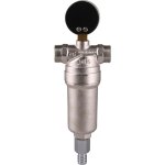 Фильтр Tiemme 3131N 1/2"–3/4" ВН промывной латунный с манометром 3130007