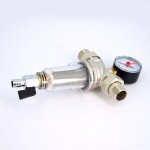 Фильтр Tiemme 3135N 1/2" промывной с прозрачной чашей и сгонами 3130002