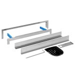 Финишный комплект для внутристенного трапа GEBERIT CleanLine 32 под плитку многокомпонентный 154.339.00.1