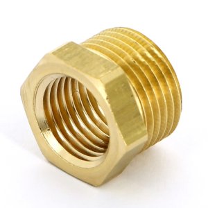 Футорка резьбовая латунная Uni- Fitt 3/8"x1/8" ВН 604G3818