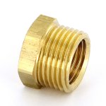 Футорка резьбовая латунная Uni- Fitt 3/8"x1/8" ВН 604G3818