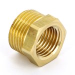 Футорка резьбовая латунная Uni- Fitt 3/8"x1/8" ВН 604G3818