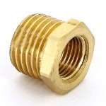 Футорка резьбовая латунная Uni-Fitt 1/4"x1/8" ВН 604G1418