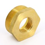 Футорка резьбовая латунная Uni-Fitt 2"x1" ВН 604G7400