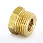Футорка резьбовая латунная Uni-Fitt 3/8"x1/4" ВН 604G1000