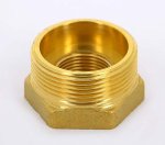 Футорка резьбовая латунная Uni-Fitt O-ring1"1/2x1"1/4 ВН 604G6500