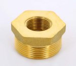 Футорка резьбовая латунная Uni-Fitt O-ring1"1/2x1"1/4 ВН 604G6500