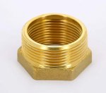 Футорка резьбовая латунная Uni-Fitt O-ring1"1/2x3/4" ВН 604G6300