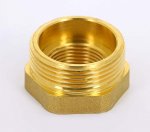 Футорка резьбовая латунная Uni-Fitt O-ring1"1/4x1" ВН 604G5400