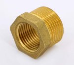Футорка резьбовая латунная Uni-Fitt O-ring1/2"x1/4" ВН 604G2000