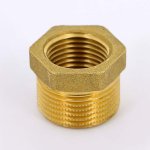 Футорка резьбовая латунная Uni-Fitt O-ring1/2"x1/4" ВН 604G2000