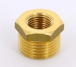 Футорка резьбовая латунная Uni-Fitt O-ring1/2"x3/8" ВН 604G2100