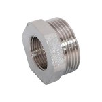Футорка резьбовая латунная Uni-Fitt O-ring1"x1/2" ВН никелированная 604N4200