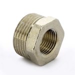 Футорка резьбовая латунная Uni-Fitt O-ring1"x1/2" ВН никелированная 604N4200