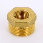 Футорка резьбовая латунная Uni-Fitt O-ring1"x3/4" ВН 604G4300