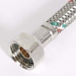 Гибкая подводка для воды Uni- Fitt 1/2" НВ 150 см 501S2015