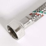 Гибкая подводка для воды Uni- Fitt 1/2" НВ 30 см 501S2003