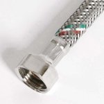 Гибкая подводка для воды Uni- Fitt 1/2" НВ 40 см 501S2004