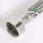 Гибкая подводка для воды Uni- Fitt 1/2" ВВ 60 см 500S2006