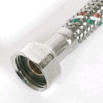 Гибкая подводка для воды Uni- Fitt 1/2" ВВ 80 см 500S2008