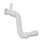 Гофра для сифона с накидной гайкой с носиком McAlpine 1"1/2 D50 L460-1000 Dn40-50 мм MRMF2W