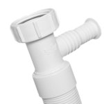 Гофра для сифона с накидной гайкой с носиком McAlpine 1"1/4 D40 L460-1000 Dn32 мм MRMF1W