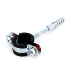 Хомут Uni-Fitt 1/2" (20-24 мм) с резиновым уплотнителем шпилькой и дюбелем 850U2800