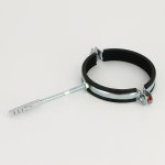 Хомут Uni-Fitt 2 1/2" (75-80 мм) с резиновым уплотнителем шпилькой и дюбелем 850U8800