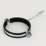 Хомут Uni-Fitt 4" (107-116 мм) с резиновым уплотнителем шпилькой и дюбелем 850U0800