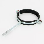 Хомут Uni-Fitt 4" (107-116 мм) с резиновым уплотнителем шпилькой и дюбелем 850U0800