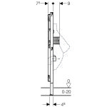 Инсталляция для писсуара Geberit Duofix 111.689.00.1 111.689.00.1