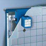Инсталляция для писсуара Grohe Rapid SL с электронным смывом  Rapido U без креплений 38786001