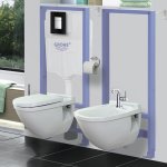 Инсталляция для подвесного унитаза Grohe Rapid SL с креплением 38536001