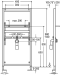 Инсталляция для раковины Viega Eco Plus 8164 641023